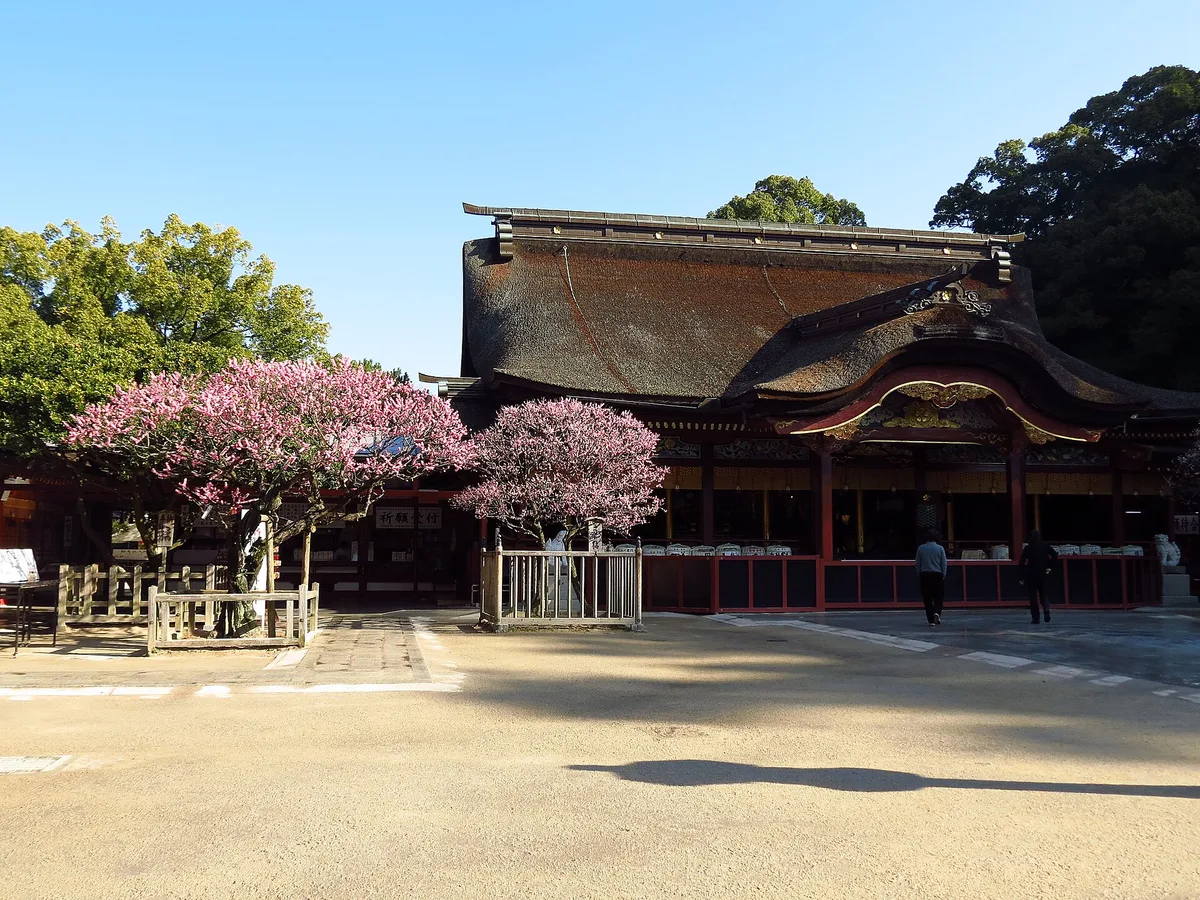 Dazaifu Tenmangu Shrine in Fukuoka, Japan