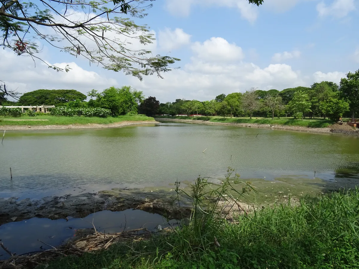 Bueng Phra Ram Park in Ayutthaya, Thailand