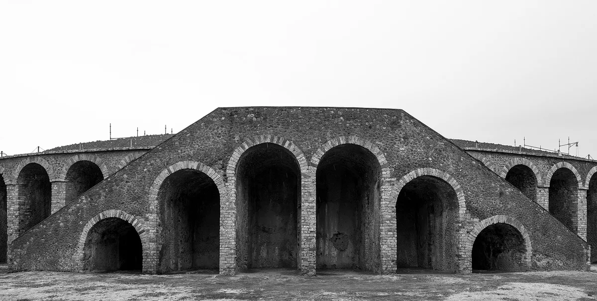 Archaeological Park of Pompeii in Naples, Italy