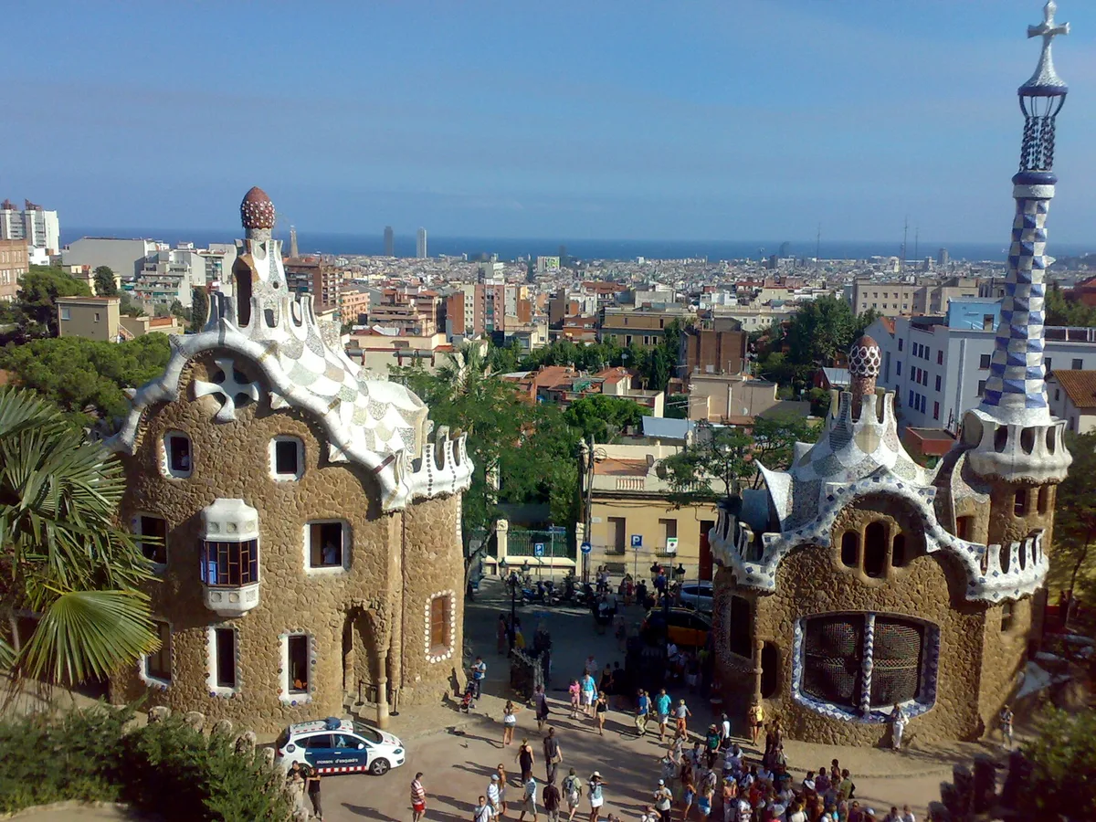 Park Güell in Barcelona, Spain